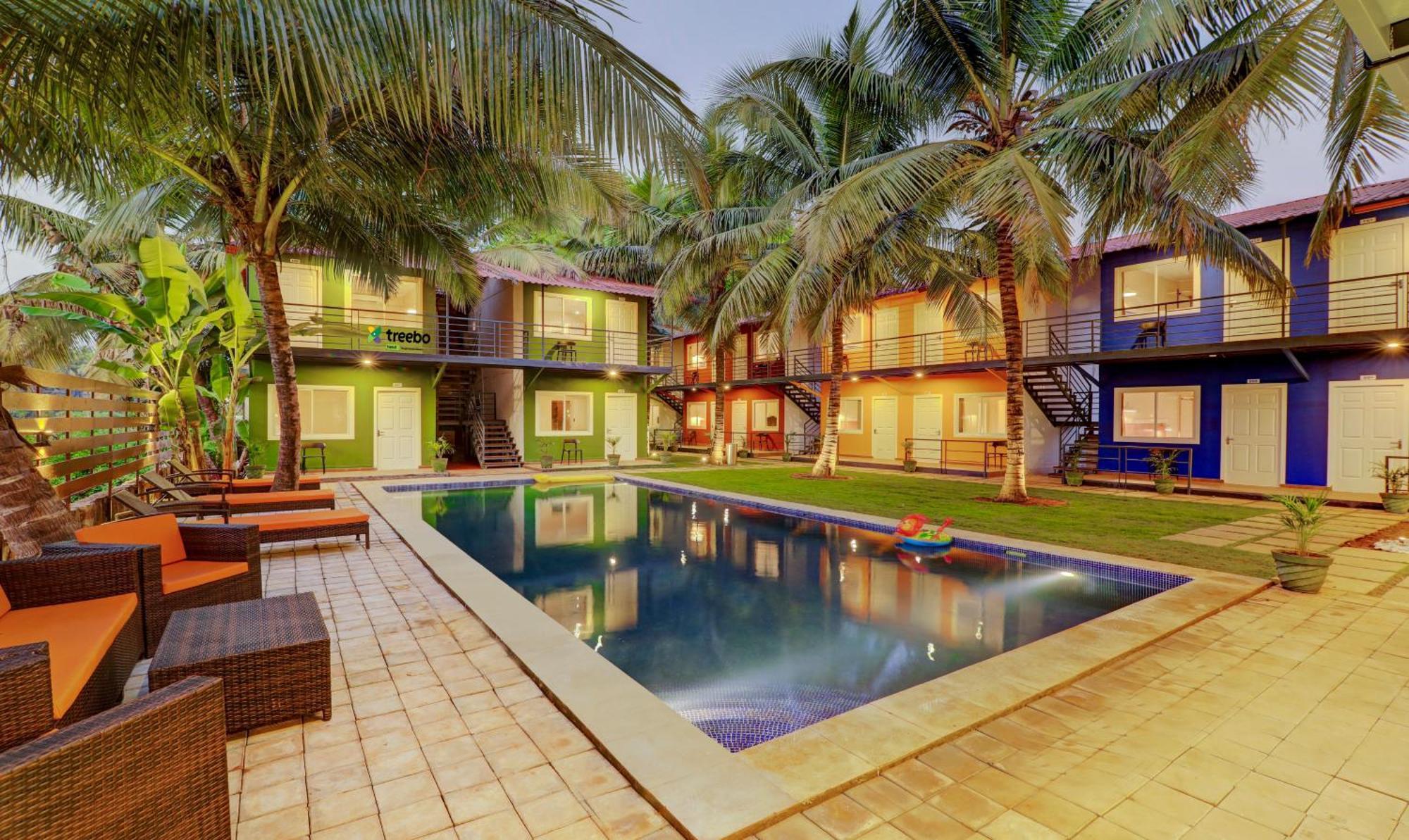 Treebo Morjim Banyan Resort Luaran gambar